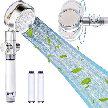 PROPELLER SHOWER HEAD HIGH PRESSURE FILTERED