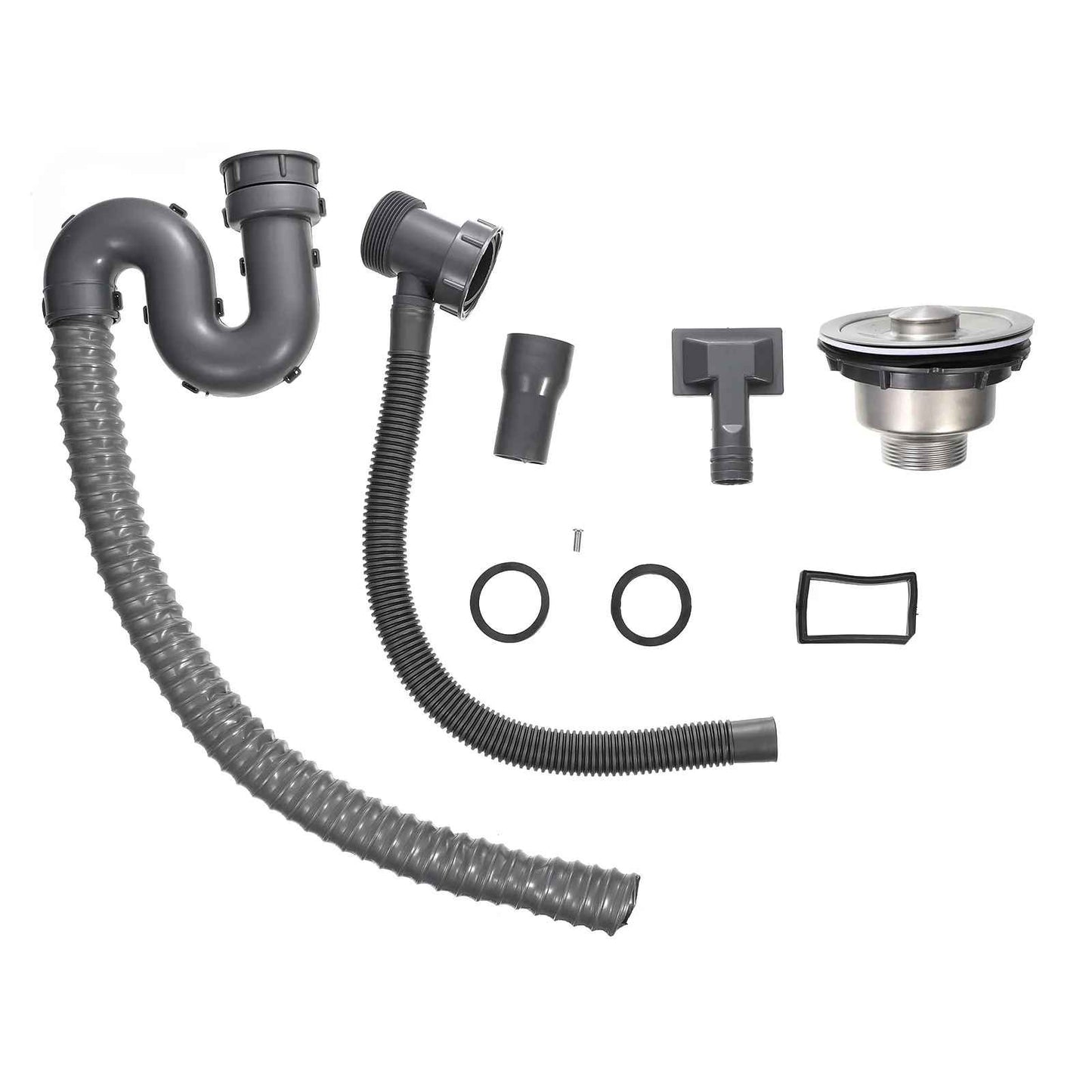 DOUBLE SINK BOWL FITTING SET (HIGH QUALITY)